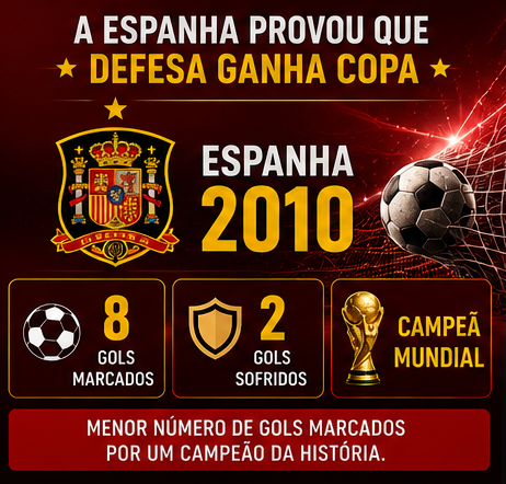 Painel sobre a Espanha campeã da Copa do Mundo de 2010.